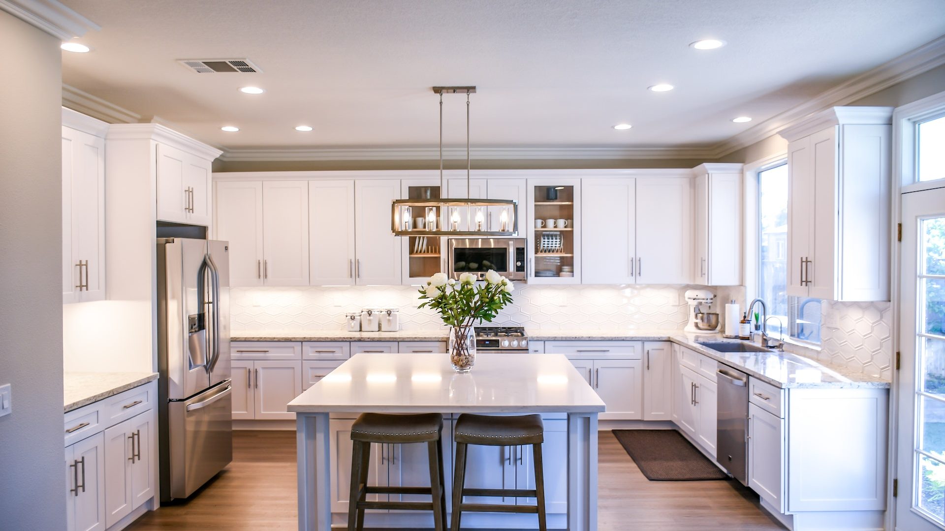 White Wooden Cupboards